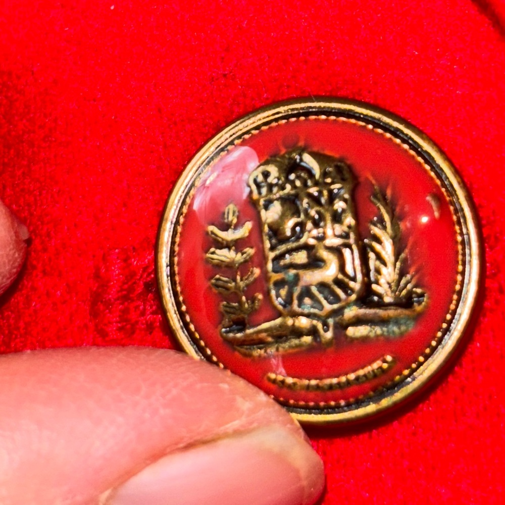 Pendleton Red Blazer Jacket 100% Virgin Wool Sz 1… - image 5